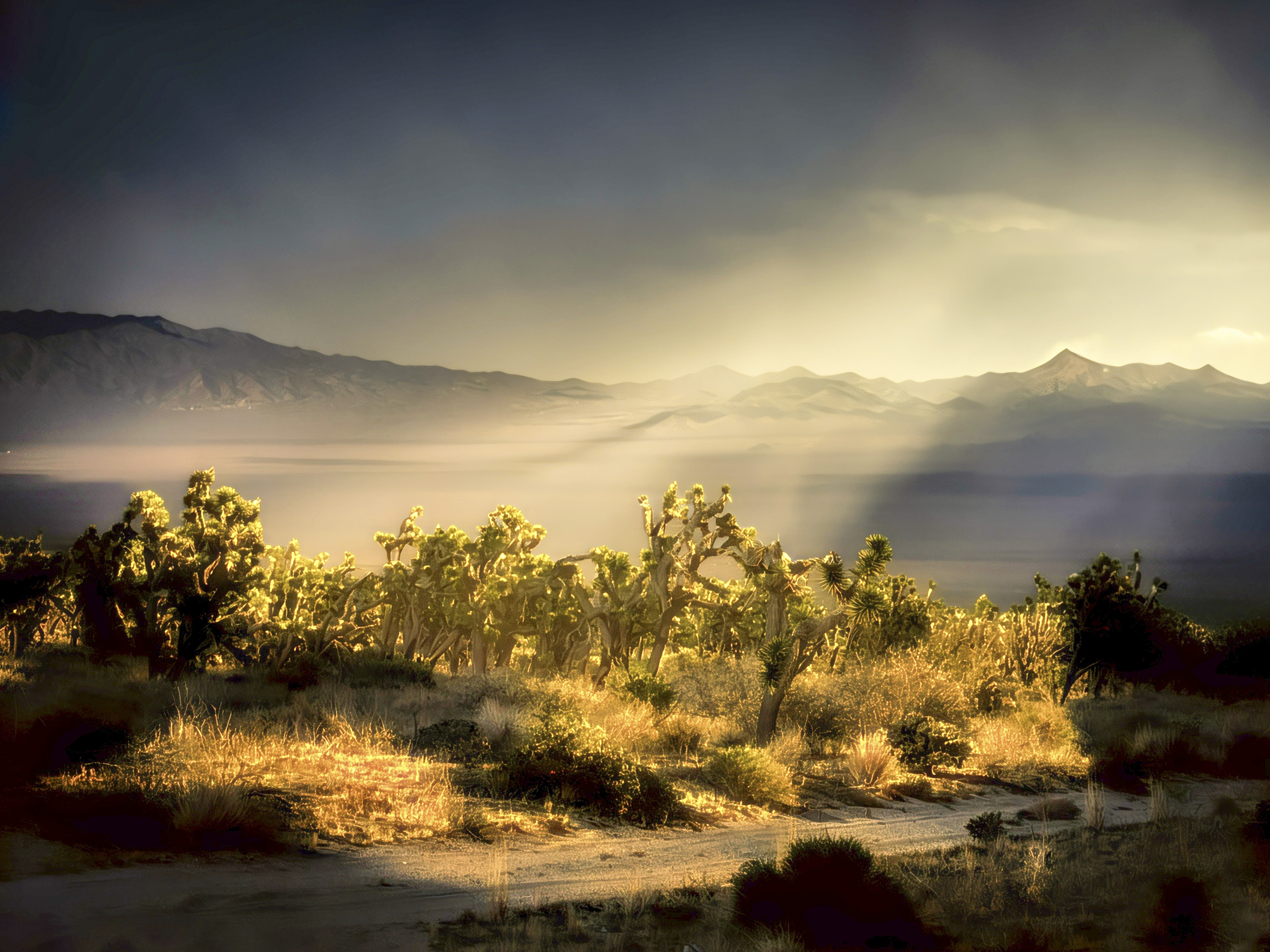 Driving Morning Star Mine Road Through the Mojave