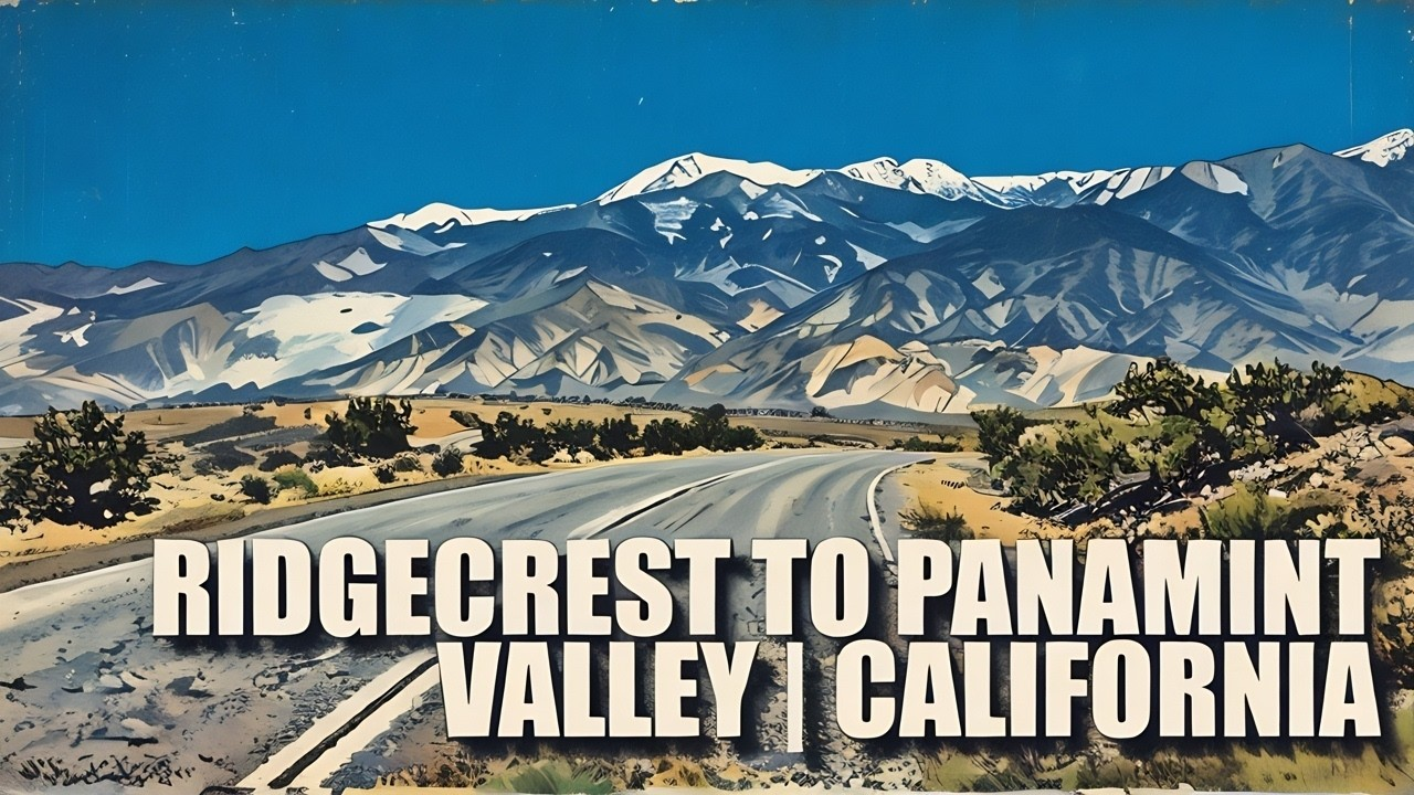 Driving from Ridgecrest to Panamint Valley via CA-178 | California