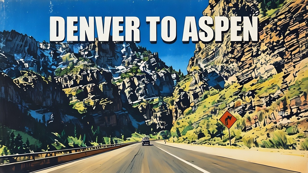 We drove the highway that winds between towering canyon walls | Denver to Aspen