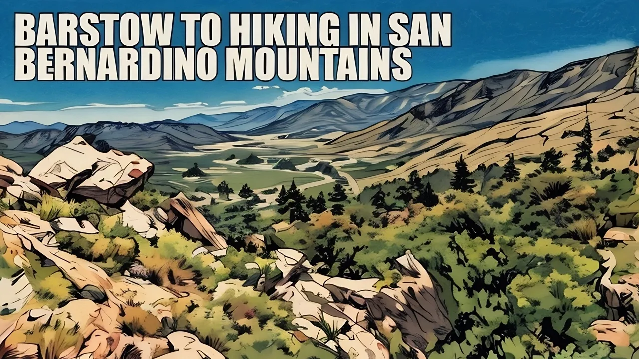Route 247 and CA-18 from Barstow to the San Bernardino Mountains | plus short hike