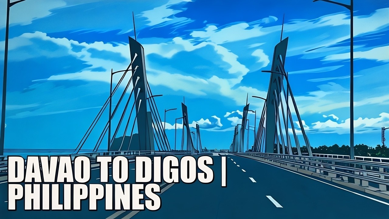 Driving from Davao City to Digos City | Philippines