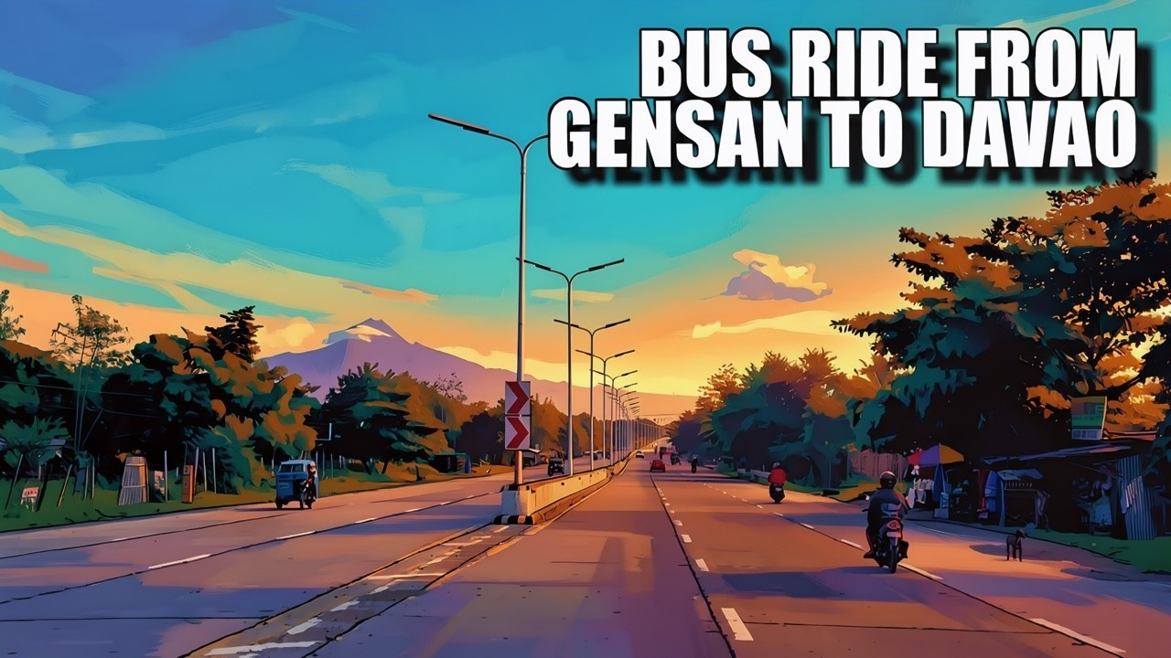 Bus ride from General Santos City to Davao City | Philippines