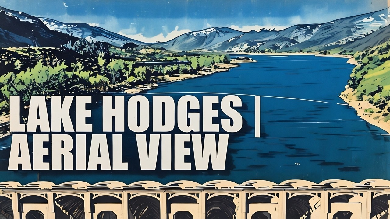 Lake Hodges Drone View | Aerial Footage | San Diego