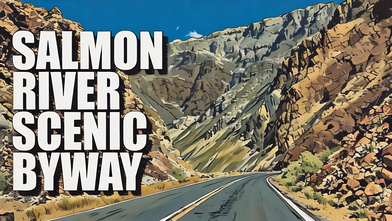 Beautiful driving scenery from Stanley to Challis via ID-21 (Salmon River Scenic Byway)