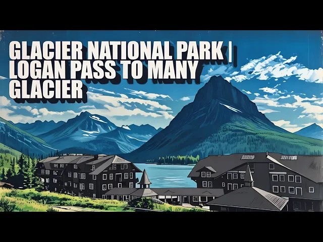 Driving from Logan Pass to Many Glacier | Swiftcurrent | Glacier National Park