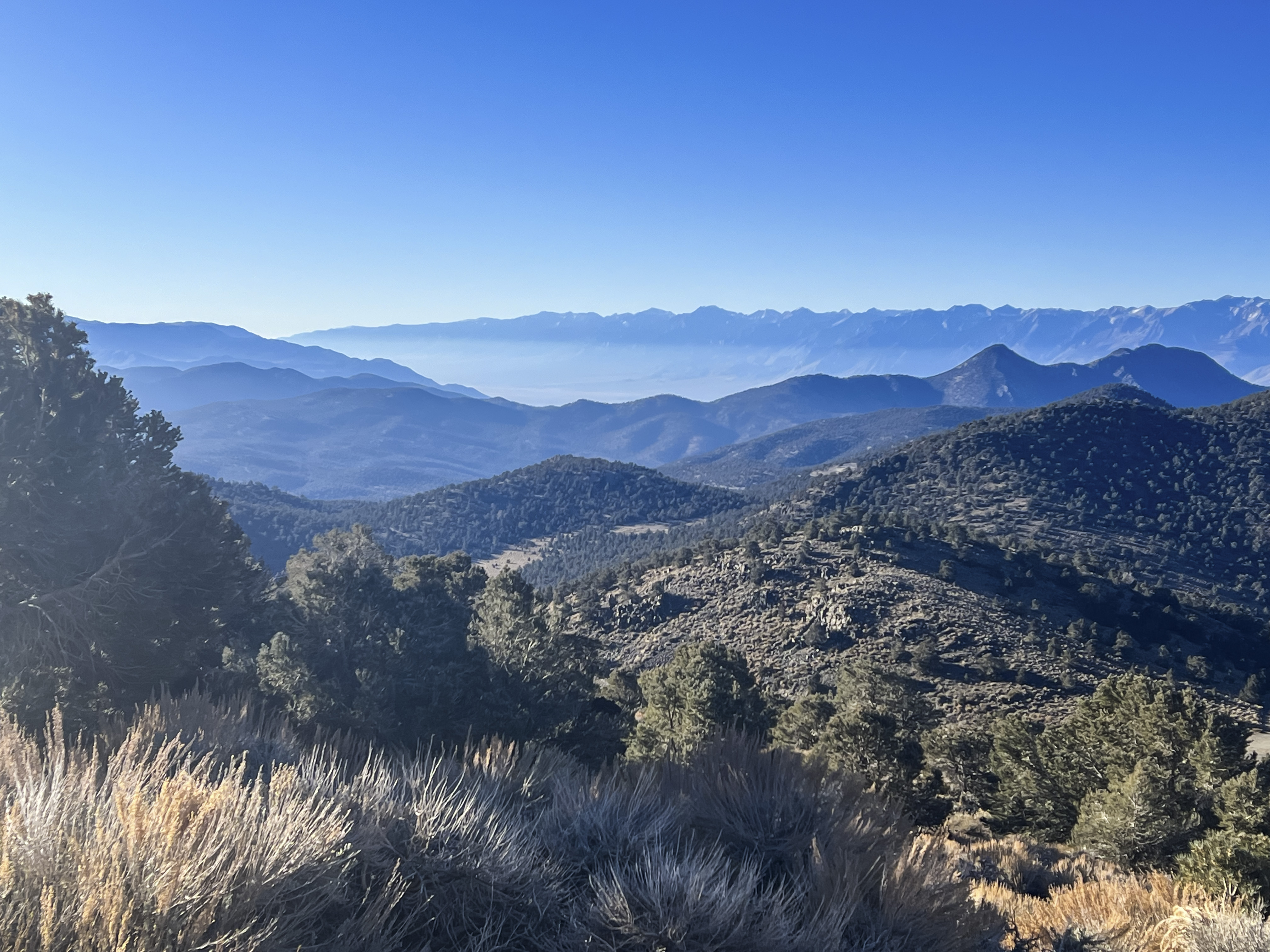 The Sierra Nevada from the White Mountains | California