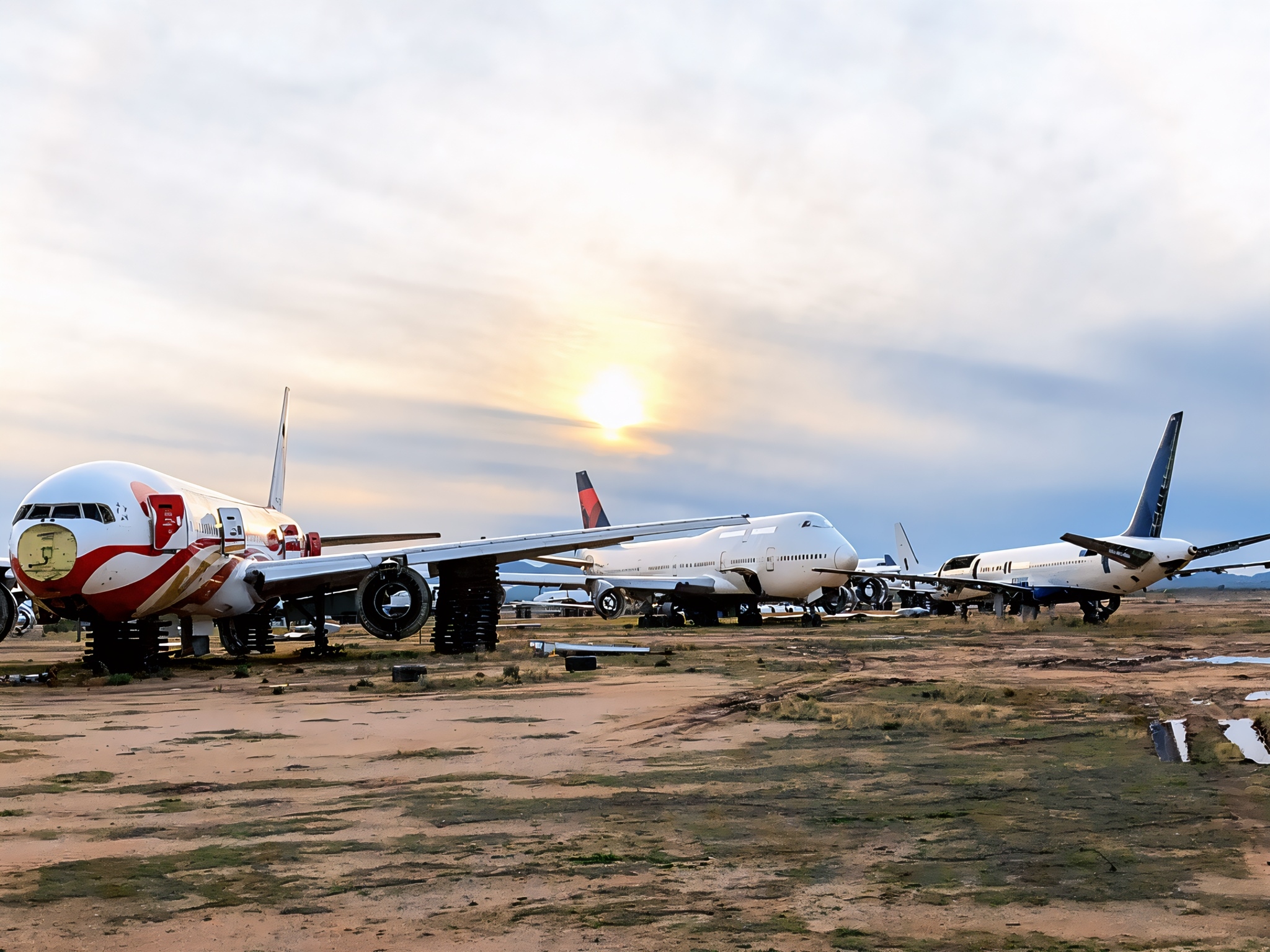 Where Do Giant Jets Go When They Stop Flying?
