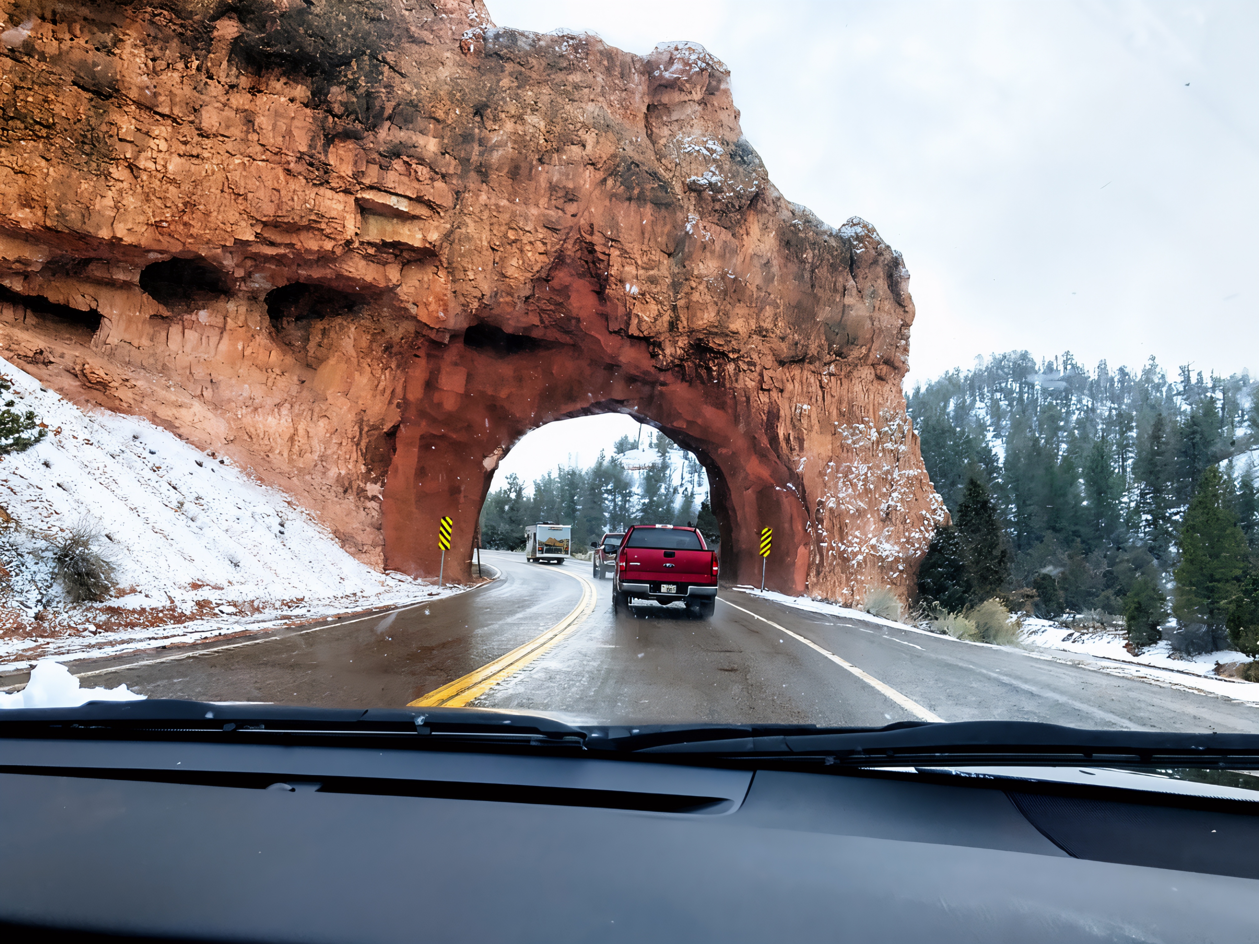 Driving Through Stone: Utah’s Red Canyon Arches